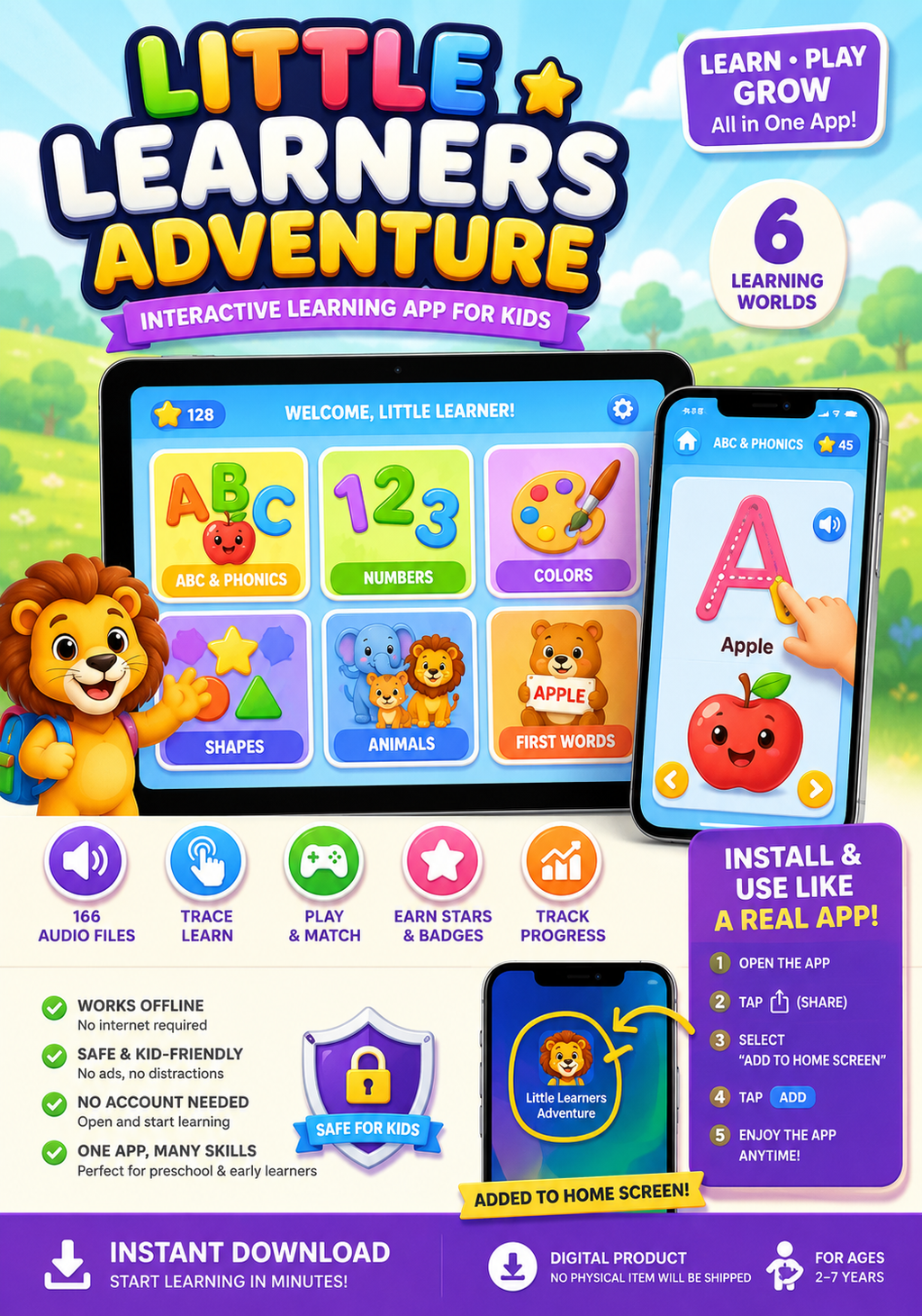 Little Learners Adventure – Interactive Learning App for Kids